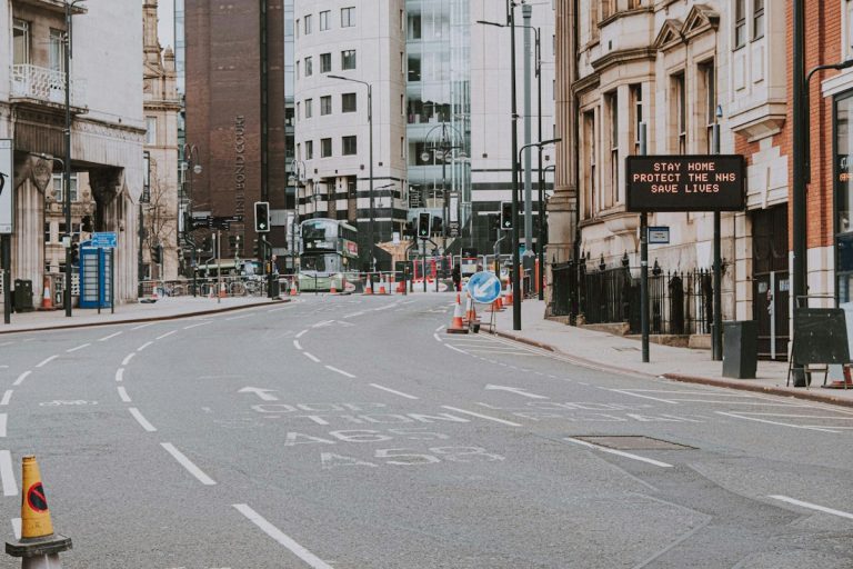 A view of an empty street in the UK representing the calm preparation needed for startup compliance